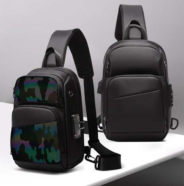 Sling Backpack Multipurpose Crossbody Shoulder Bag Daypack with USB Charging Port