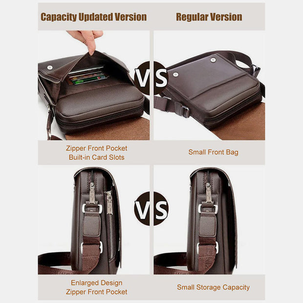 Super Large Capacity Waterproof Business Briefcase Crossbody Bag