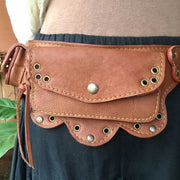 Rivet Retro Medieval Belt Bag Belt Strap Lotus Waist Bag