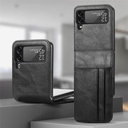 Samsung Galaxy Z Flip& Z Flip 3 4 Phone Case Leather Phone Bag with Multi-Slot