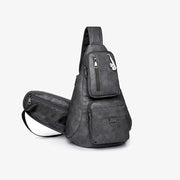 Large Leather Sling Bag For Women Weekender Minimalist Crossbody Bag