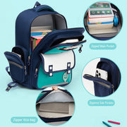 Backpack For Kids Spine Protection Breathable Large Rolling Schoolbag