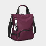 Lightweight Crossbody Tote Convertible Backpack Casual Handbag BookBag