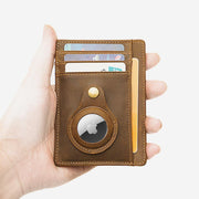 Lightweight RFID Vintage Airtag Card Holder