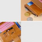RFID Leather Large-capacity Wallet