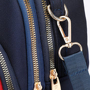 3 Way-Use Multi-Pocket Vintage Crossbody Bag With Earphone Hole