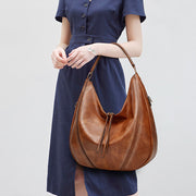 Large Capacity Multifunctional Vintage Elegant Tassel Tote Bag