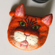Wool Felt Wallet For Kids Funny Tiger Cute Coin Purse