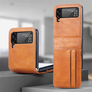 Samsung Galaxy Z Flip& Z Flip 3 4 Phone Case Leather Phone Bag with Multi-Slot