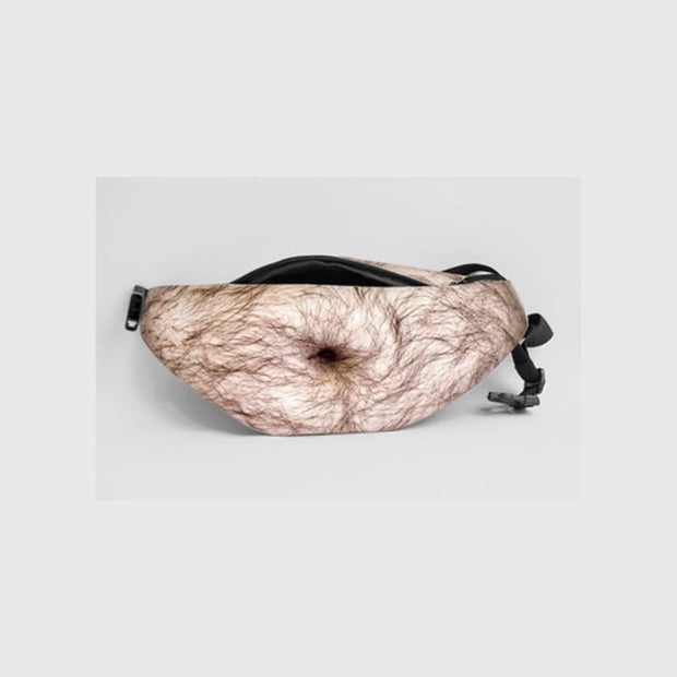 Dad Waist Bag For Men Waterproof Creative Belly Belt Bag