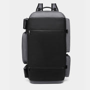 Large Capacity Travel Duffel Bag Tote Convertible Backpack with USB Charging Port