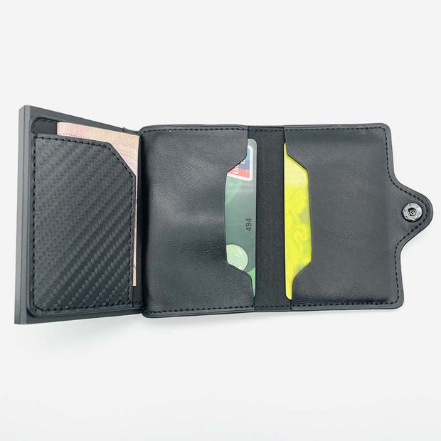 RFID Anti-theft Vintage Automatic Card Holder
