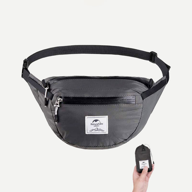 Unisex Foldable Portable Fanny Bag Waist Pack Lightweight for Outdoors Sports