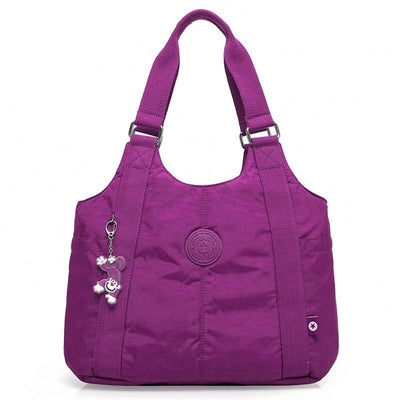 Lightweight Tote Shoulder Bag for Women Casual Nylon Handbag Crossbody Bag