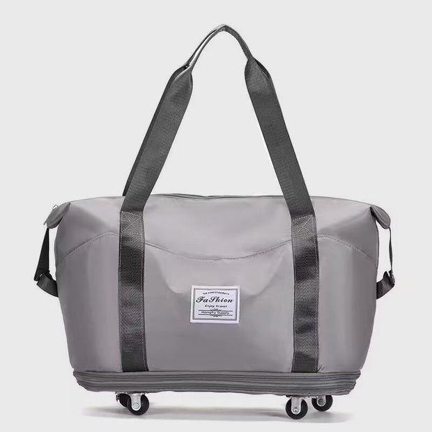 Tote Bag For Travel Sleeve Pull Rod Oblique Folding Storage Bag