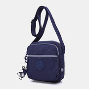 Lightweight Waterproof Small 3 Zip Crossbody Shoulder Bag