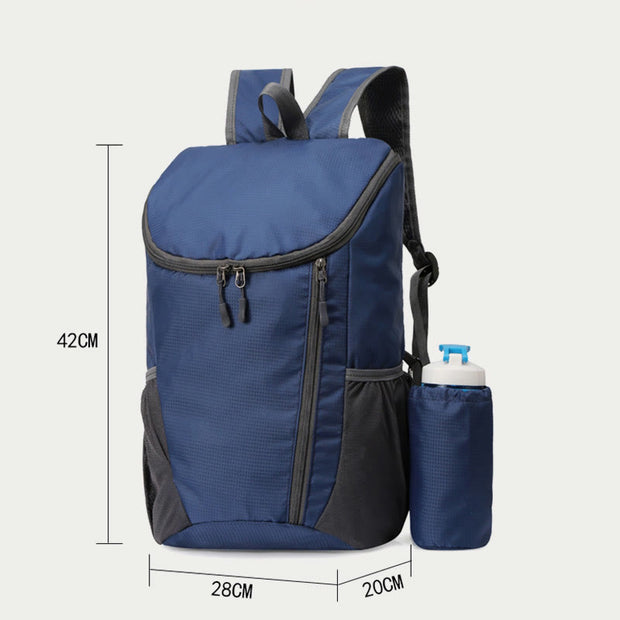 Nylon Backpack For Outdoor Sports Foldable Travel Day Pack
