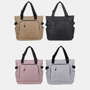Tote Bag For Women Men Minimalist Casual Solid Color Storage Bag