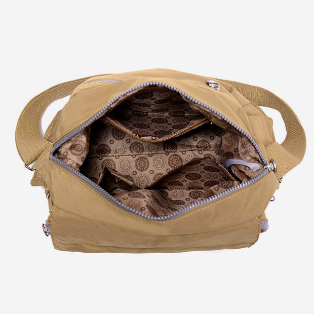 Large Capacity Waterproof Nylon Crossbody Bag