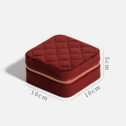 Storage Bag for Women Luxury with Mirror Mini Jewelry Box