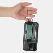 Phone Case With Wrist Strap Protective Pu Leather Case