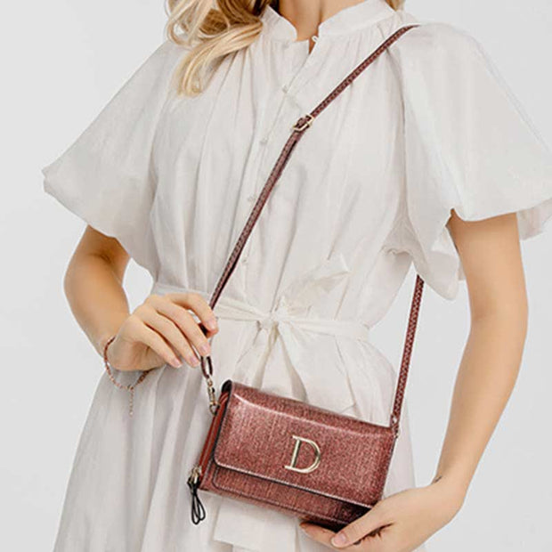 Women's Small Crossbody Purse Handbag Glitter Shoulder Phone Bag