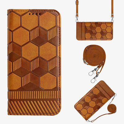 Crossbody Phone Case For Iphone Nest Pattern Protective Case