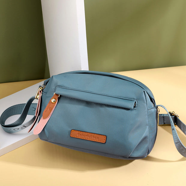 Portable Crossbody Bag For Commuter Women Waterproof Nylon Purse