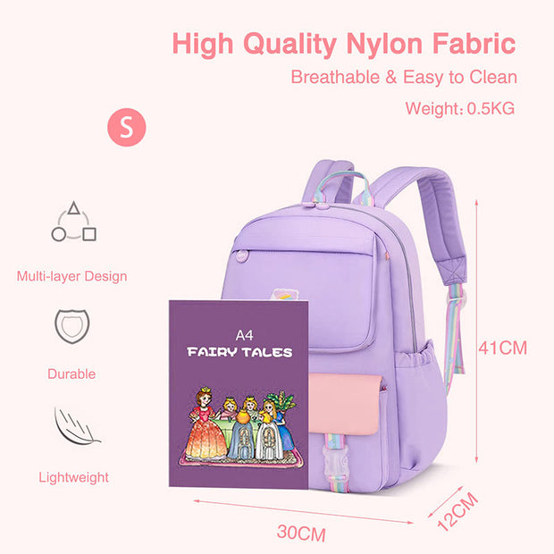 Lightweight Waterproof Large Capacity Comfortable College Style Cute School Backpack