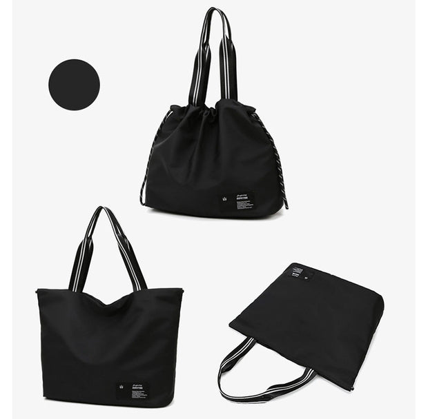 Large Waterproof Duffel Bag Sport Travel Drawstring Bag Handbag for Women