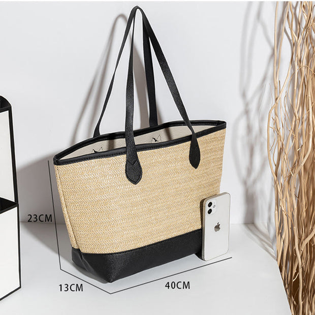 Tote Bag For Women Simple Casual Large Capacity Portable Bag