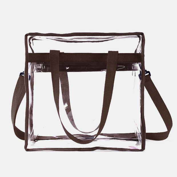 Large Capacity Waterproof Casual Transparent Shoulder Bag