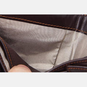 FRID Anti-Theft Large Capacity Genuine Leather Wallet