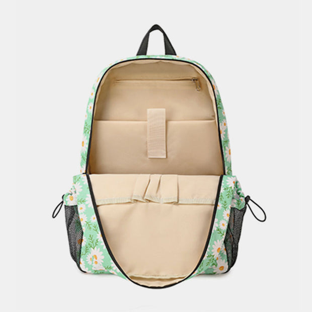 Fit 16 Inch Laptop Backpack for Women Girls Flower Travel College School Bookbag