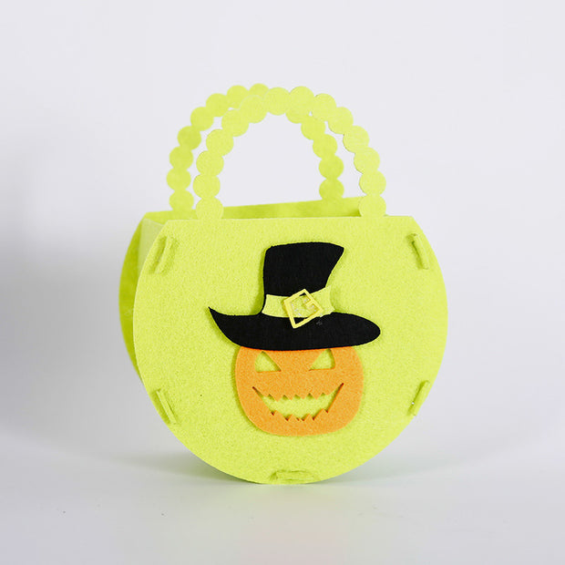 10 Pcs Halloween Kids Handmade Diy Fabric Gift Bag Handbag