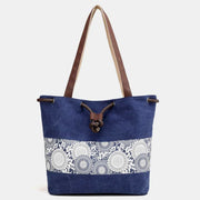 Shoulder Bag for Women Casual Large Capacity Printing Shopping Handbag