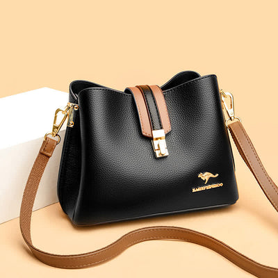 Crossbody Bag for Women Generous PU Leather Shoulder Bag