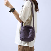 Casual Crossbody Bag For Women Canvas Simple Travel Purse