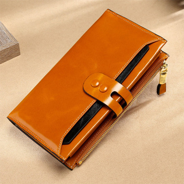 Limited Stock: Women's Rfid Blocking  Genuine Leather Wallet