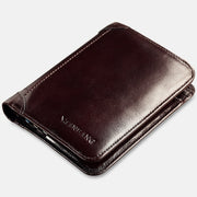 Men's Trifold Genuine Leather Classic Wallet