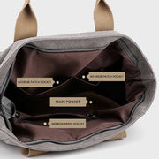 Retro Large Capacity College Style Crossbody Bag