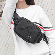Unisex Waist Bag Lightweight Multi Pocket Chest Bag Crossbody Bag